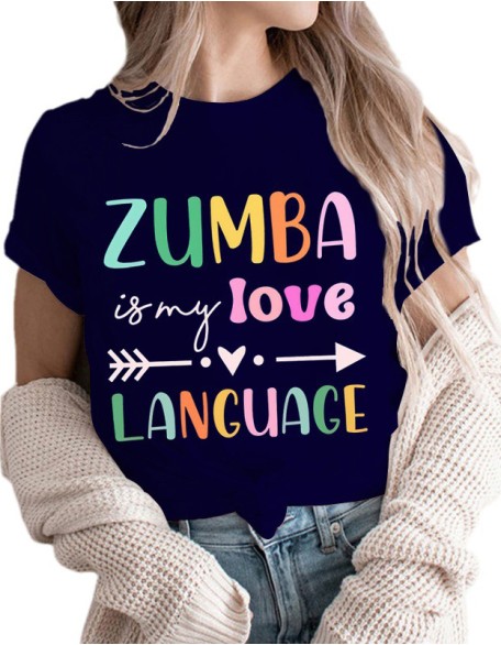 Love Language Letter Printed Funny T Shirt
